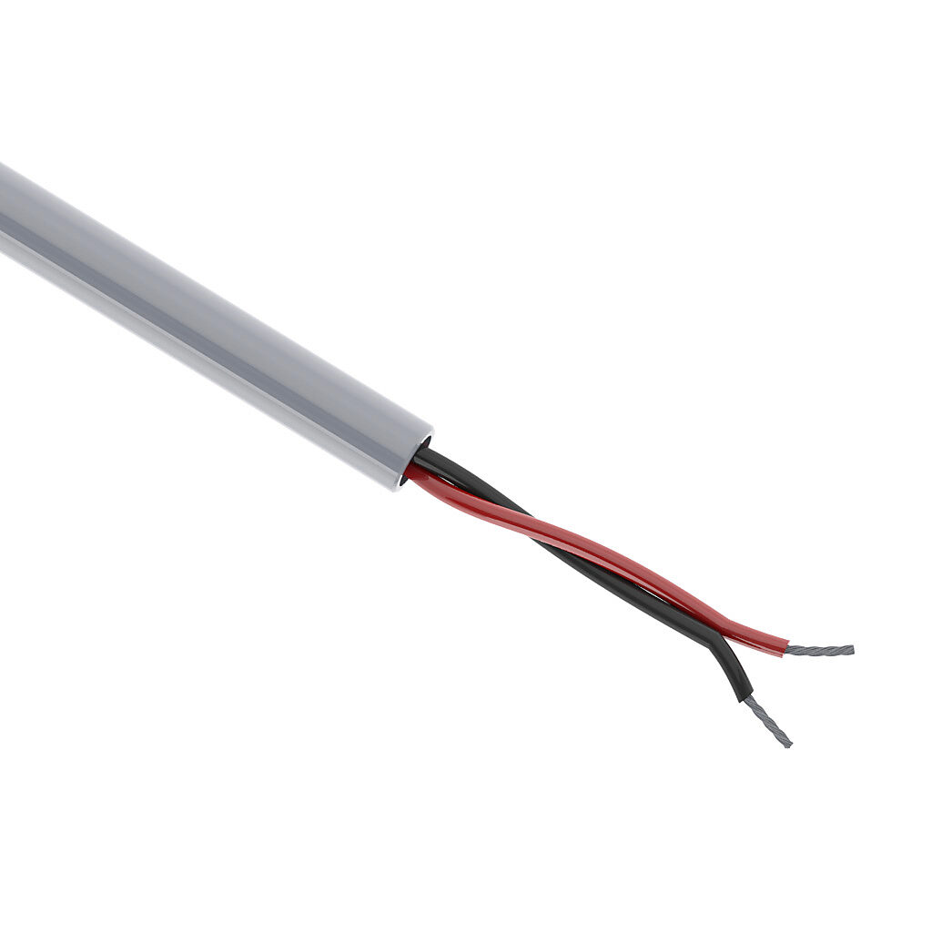 Q6130-1 - Quabbin control and signal cable, unshielded, 1 twisted pair, 20 AWG, 7-stranded, tinned copper, PVC conductor insulation material, PVC jacket, gray, cut to length.