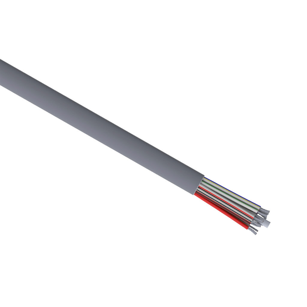 Q7170-1 - Quabbin control and signal cable, unshielded, 20 conductors, 22 AWG, 7-stranded, tinned copper, PVC conductor insulation material, PVC jacket, gray, cut to length.