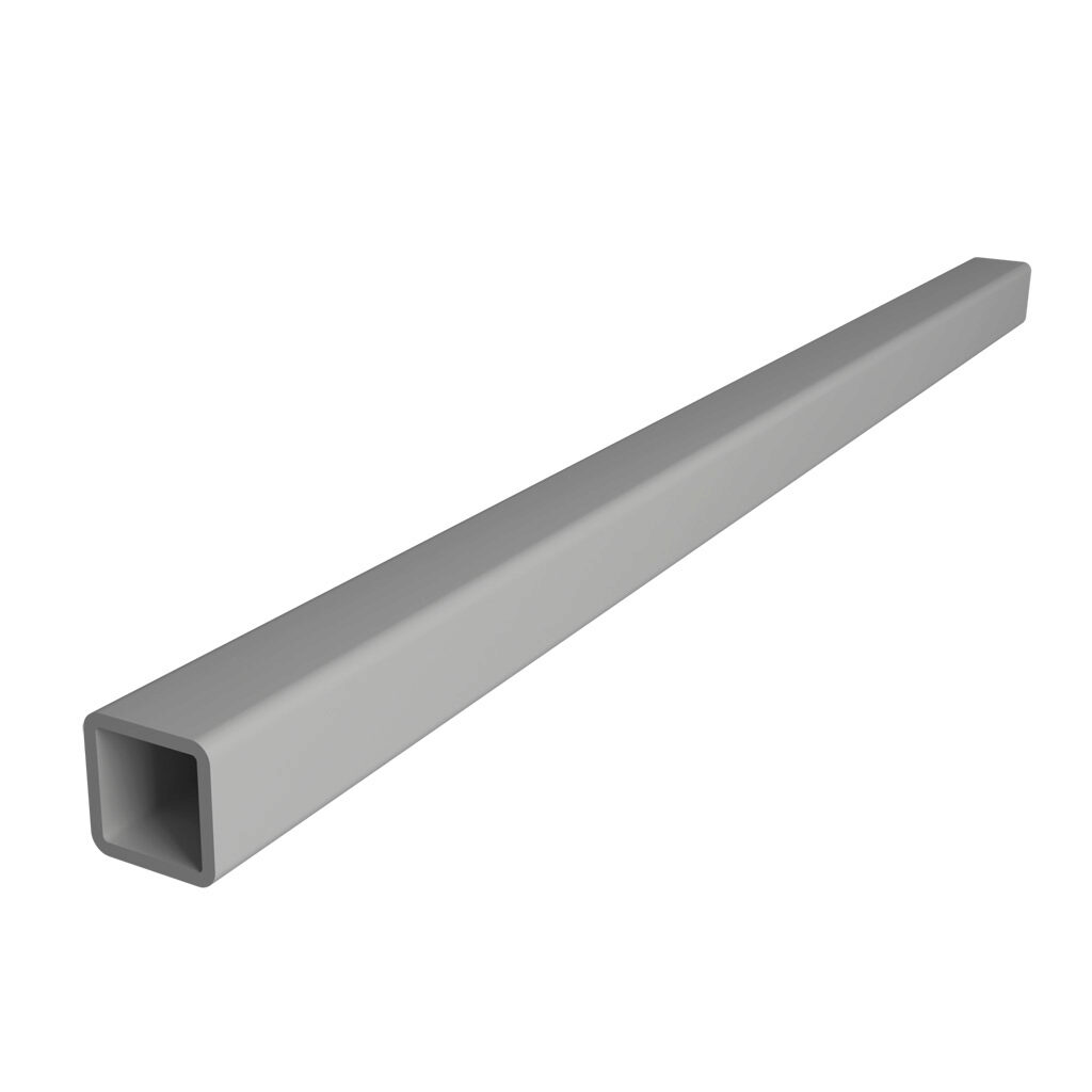 R144-021-000R - Hammond Heavy Duty series suspension arm profile, pull-through, 50 x 50mm, 39.4in length, carbon steel, powder coat finish.