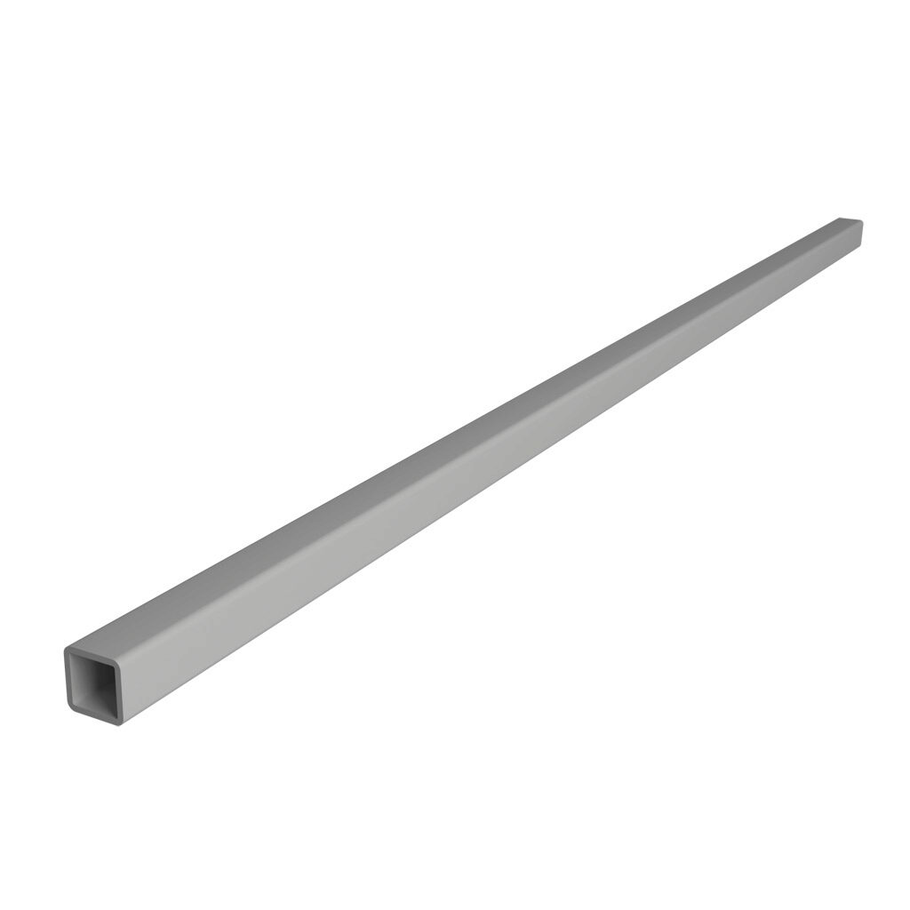 R144-022-000R - Hammond Heavy Duty series suspension arm profile, pull-through, 50 x 50mm, 78.7in length, carbon steel, powder coat finish.