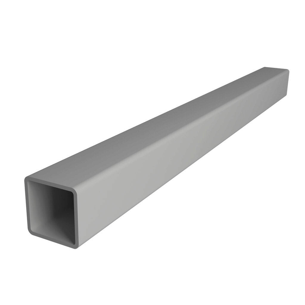 R144-041-000R - Hammond Heavy Duty series suspension arm profile, pull-through, 80 x 80mm, 39.4in length, carbon steel, powder coat finish.