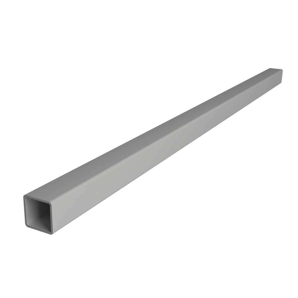 R144-042-000R - Hammond Heavy Duty series suspension arm profile, pull-through, 80 x 80mm, 78.7in length, carbon steel, powder coat finish.
