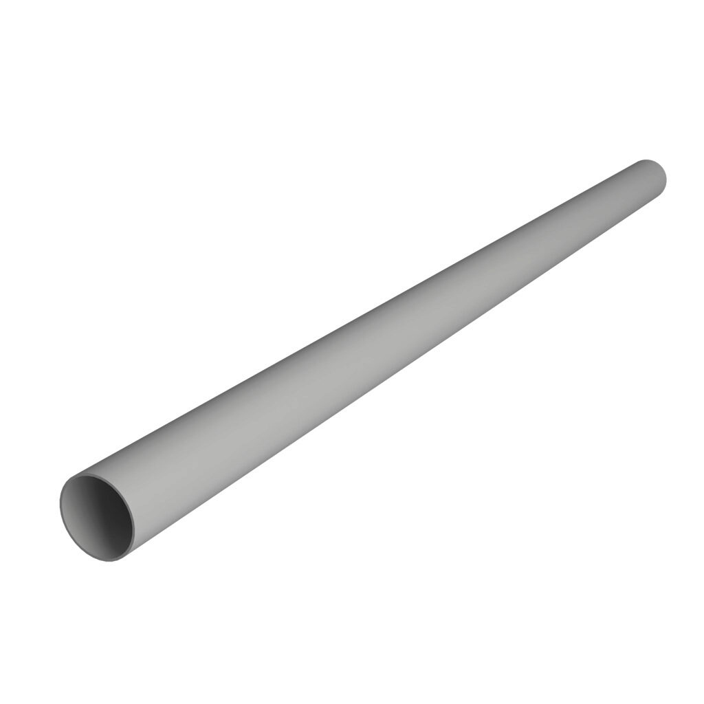R144-301-000 - Hammond taraPLUS series suspension arm profile, pull-through, 48mm diameter, 39.4in length, carbon steel, powder coat finish.