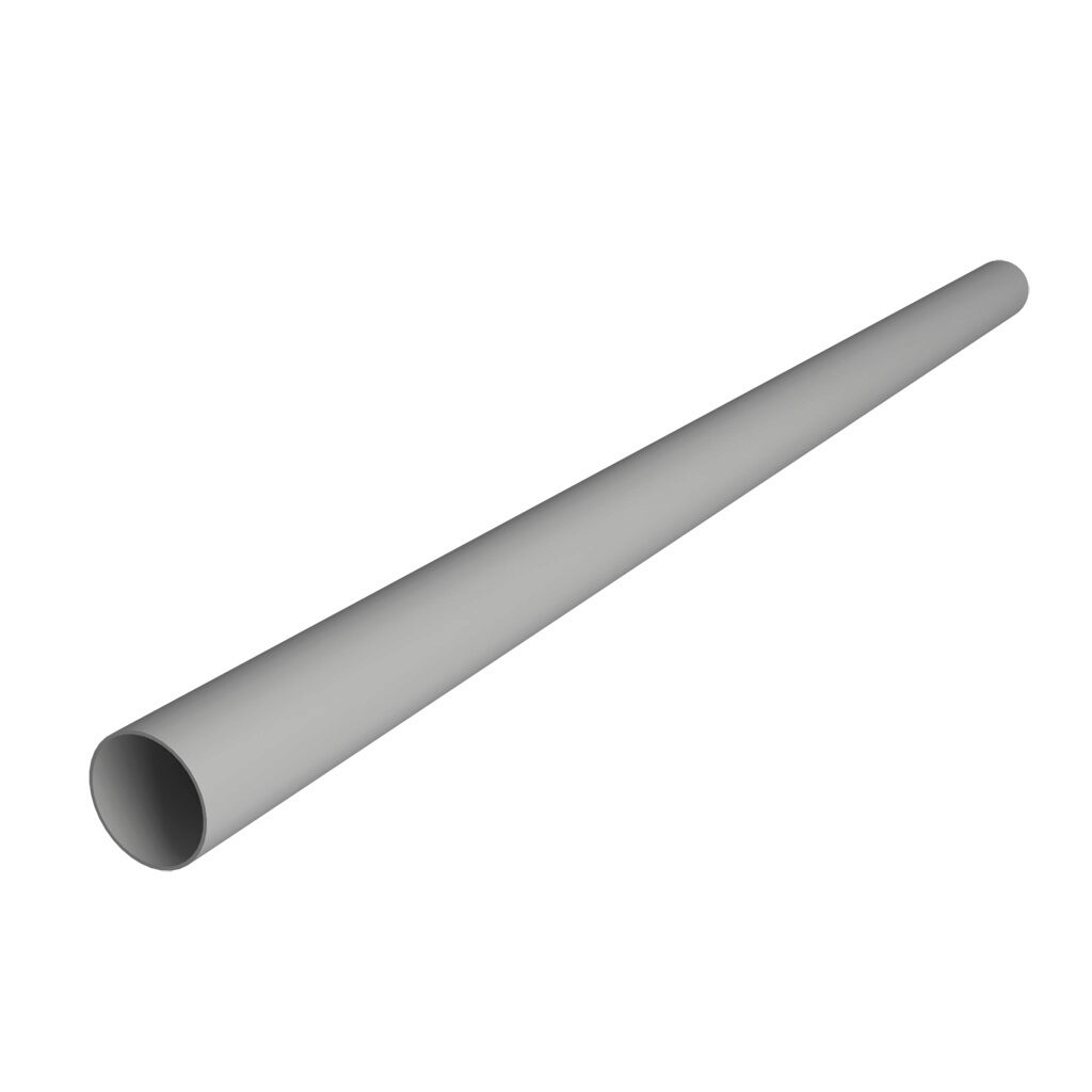 R144-321-500 - Hammond taraPLUS series suspension arm profile, pull-through, 70mm diameter, 59.1in length, carbon steel, powder coat finish.