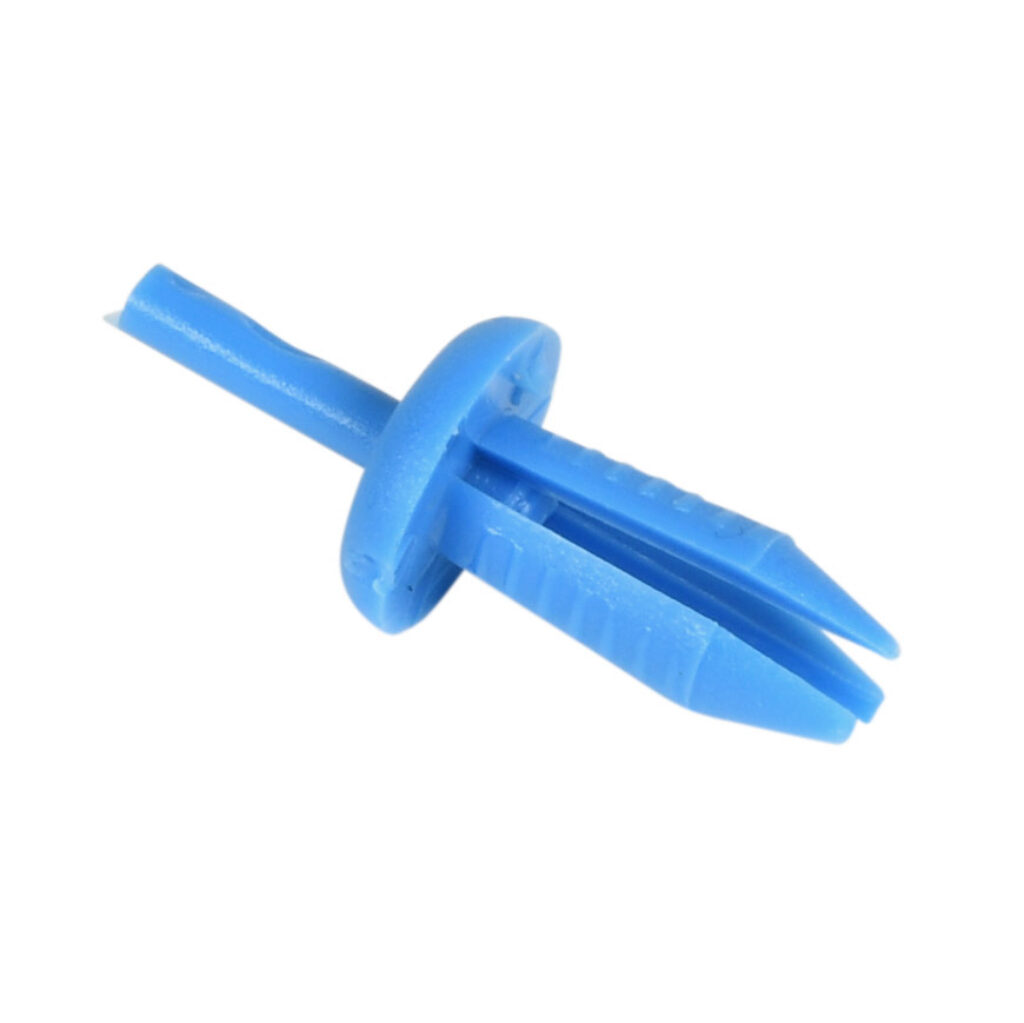 R4 - Iboco DUCTFIX expanding plastic rivet, blue. Package of 250. For use with Iboco duct and panel with a 0.17in (4.5mm) hole. Used with installation tool B4 for ease of use. Drill a hole sized 5/32in (4mm).
