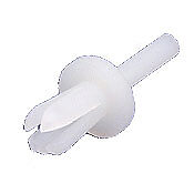 R6 - Iboco DUCTFIX expanding plastic rivet, natural. Package of 250. For use with Iboco duct and panel with a 0.26in (6.5mm) hole. Used with installation tool B6 for ease of use. Drill a hole sized 7/32in (5.5mm).