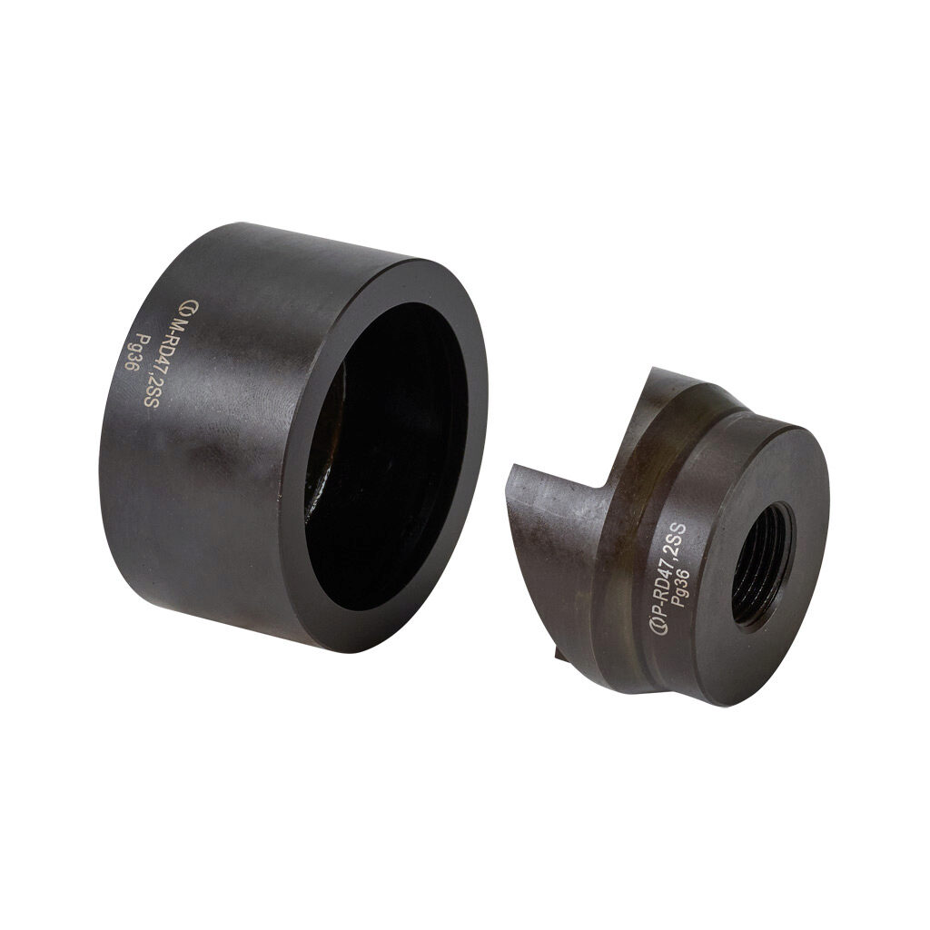 RD47.2SS - Cembre knockout punch and die, PG36. For use with 3/4in draw stud. Punch and die included.