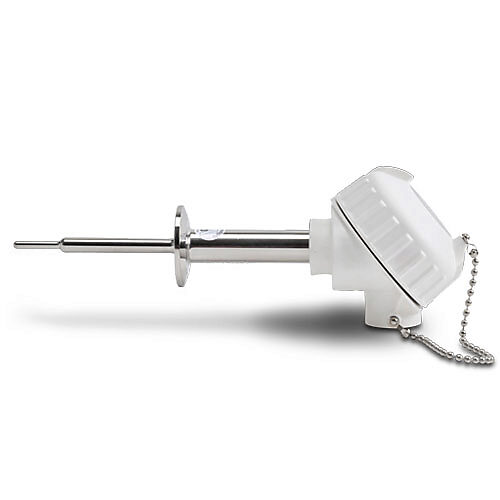 RTD1-S04-03 - ProSense temperature sensor, Pt100 RTD, sanitary connection probe, 4in insertion length, 3/8in reduced to 3/16in probe diameter, stainless steel sheath, 1-1/2in sanitary tri-clamp process connection.