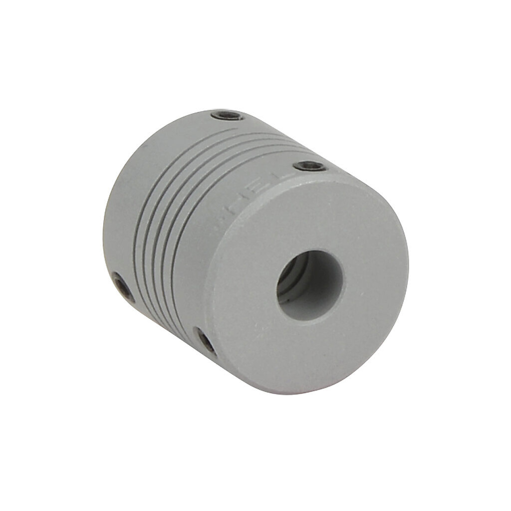 RU-075D - JTEKT encoder coupling, servo-beam, 6mm bore, aluminum alloy body, setscrew. For use with JTEKT TRD-S series encoders.