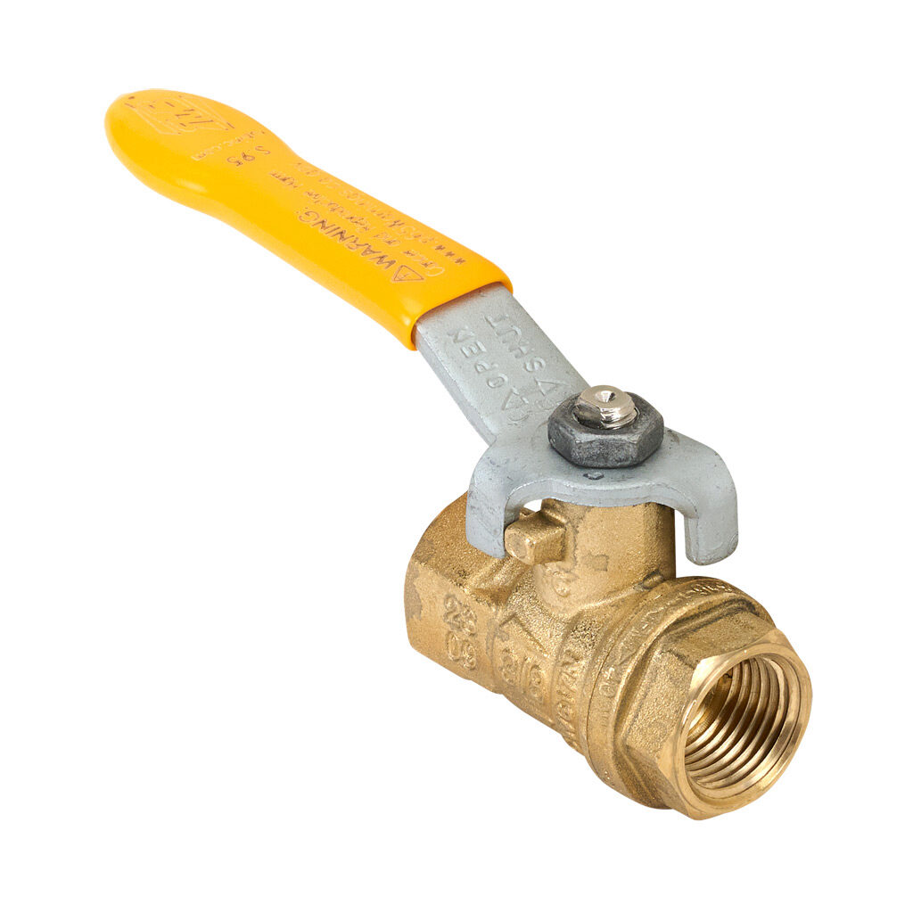 S95C41 - RuB S95 manual ball valve, 2-port (2-way), 2-position, rotary lever, 3/8in female NPT inlet(s), 3/8in female NPT outlet(s), Cv=9.5.