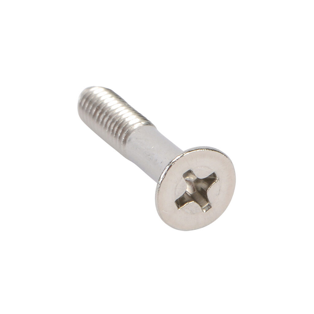 SC1550Z103-50 - Hammond cover screw, replacement, M4 x 0.7mm x 20mm, Phillips flat head, stainless steel. Package of 50.