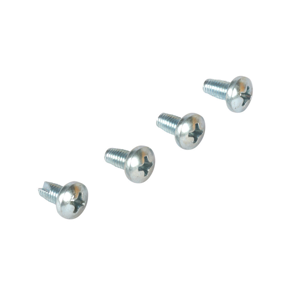 SCE-102302 - Saginaw subpanel bolt, replacement, #10-32 UNF x 0.375in, Phillips round head, carbon steel. Package of 4.