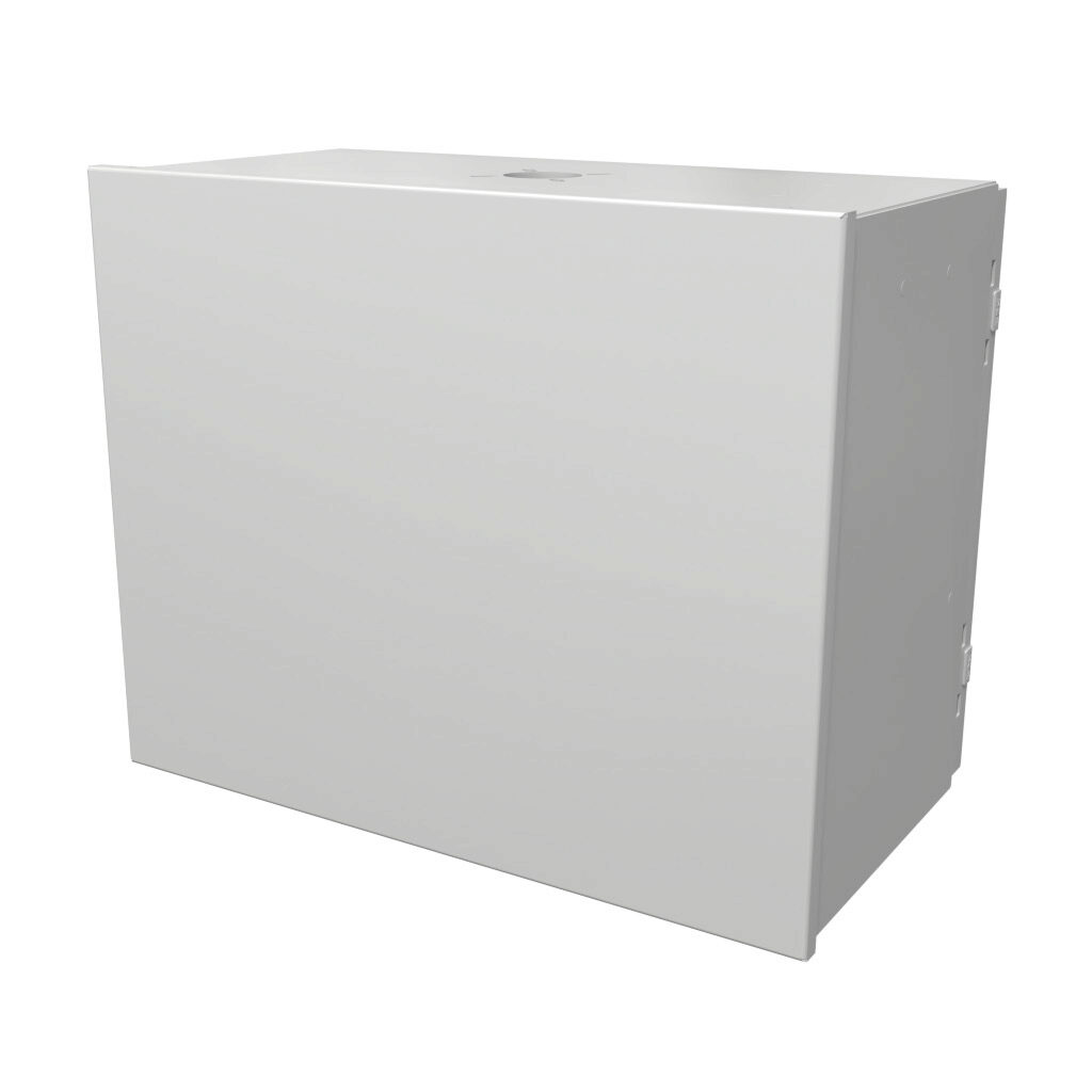 SCE-16HMI2010LP - Saginaw HMI Enclosure, NEMA 3R/4/12/13, 16 x 20 x 10in (HxWxD), suspension or pedestal mount, dual access, carbon steel, RAL 7035 light gray, powder coat finish, screw cover front, single door rear, 1/4-turn semi-flush latch.
