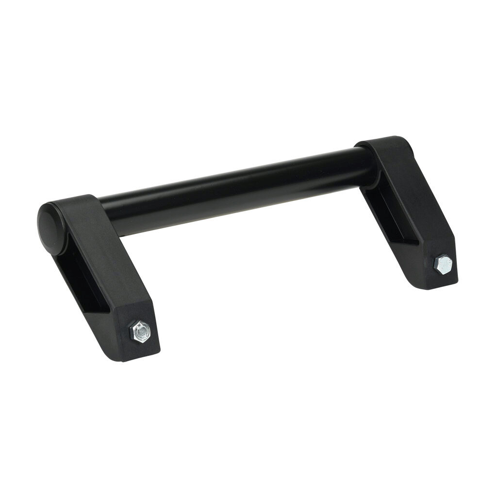 SCE-AUHK - Saginaw pull handle, 12in, steel. For use with Saginaw HMI enclosures. Mounting hardware included.