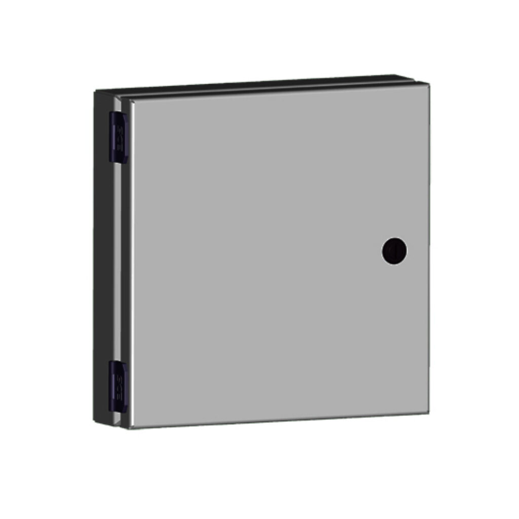 SCE-HA1010SS - Saginaw universal deep-hinged door, NEMA 3R/4/4X/12/13, 10.00 x 10.00 x 2.63in, 304 stainless steel, concealed hinges. For use with wall-mount enclosures.