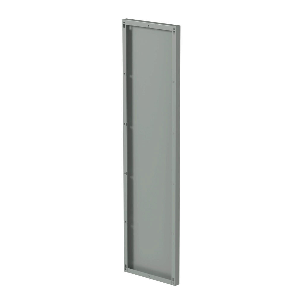 SCE-NEP6818 - Saginaw NextGen series side exterior panel, 68 x 18in (HxD), carbon steel, ANSI 61 gray, powder coat finish.