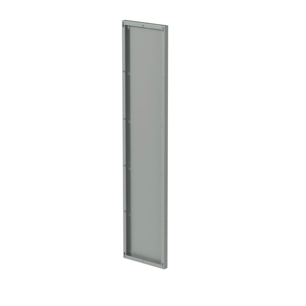SCE-NEP8018 - Saginaw NextGen series side exterior panel, 80 x 18in (HxD), carbon steel, ANSI 61 gray, powder coat finish.