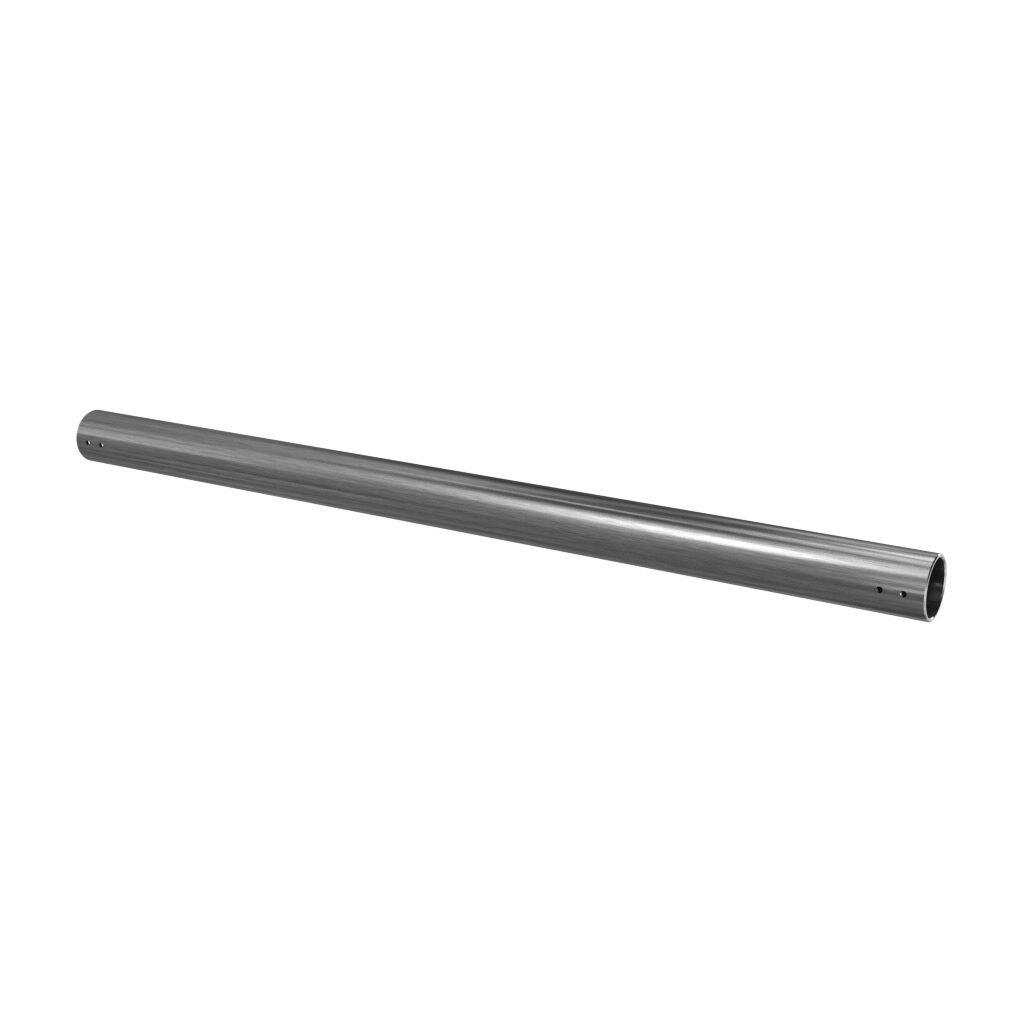 SCE-SAS39I - Saginaw suspension arm profile, round tube, 2.38in OD, 39.4in length, 304 stainless steel, #4 brush finish.