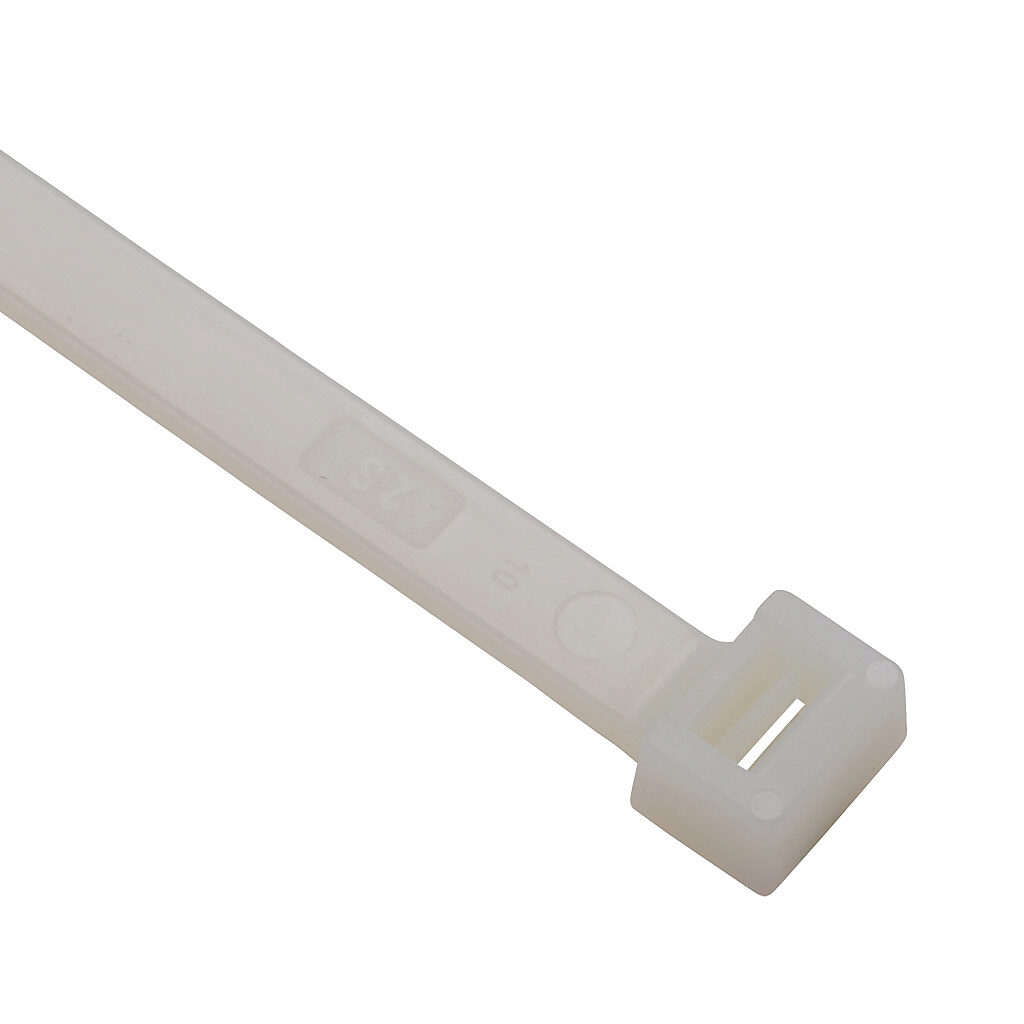 SEL.2.154 - SapiSelco Selfit series standard cable tie, general purpose, nylon 6.6, 36.22in length, 0.35in width, 150lb tensile strength, 11.02in maximum bundle diameter, natural. Package of 100.