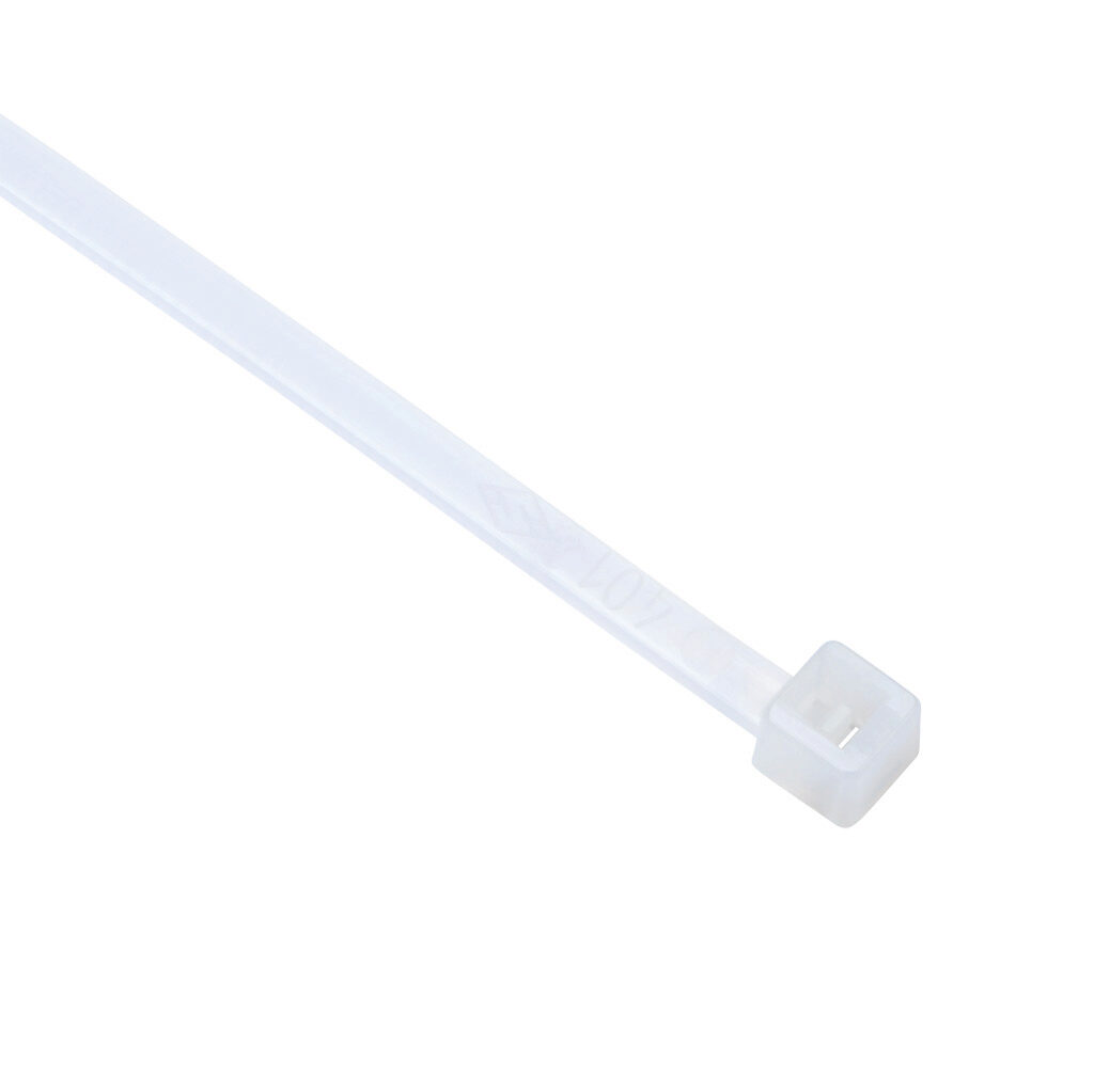 SEL.2.216 - SapiSelco Selfit series standard cable tie, general purpose, nylon 6.6, 9.84in length, 0.14in width, 33lb tensile strength, 2.76in maximum bundle diameter, natural. Package of 100.