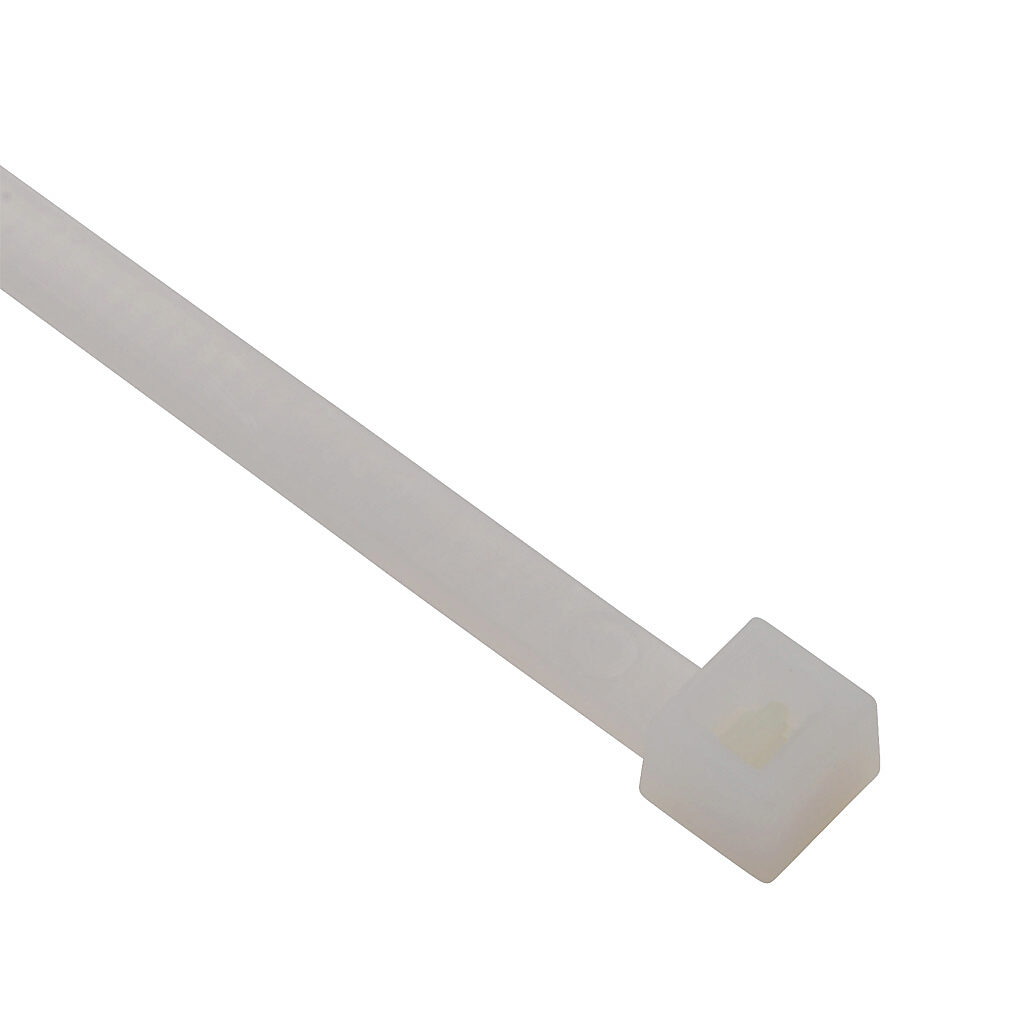 SEL.2.425 - SapiSelco Selfit series standard cable tie, general purpose, nylon 6.6, 11.02in length, 0.18in width, 48lb tensile strength, 2.99in maximum bundle diameter, natural. Package of 100.