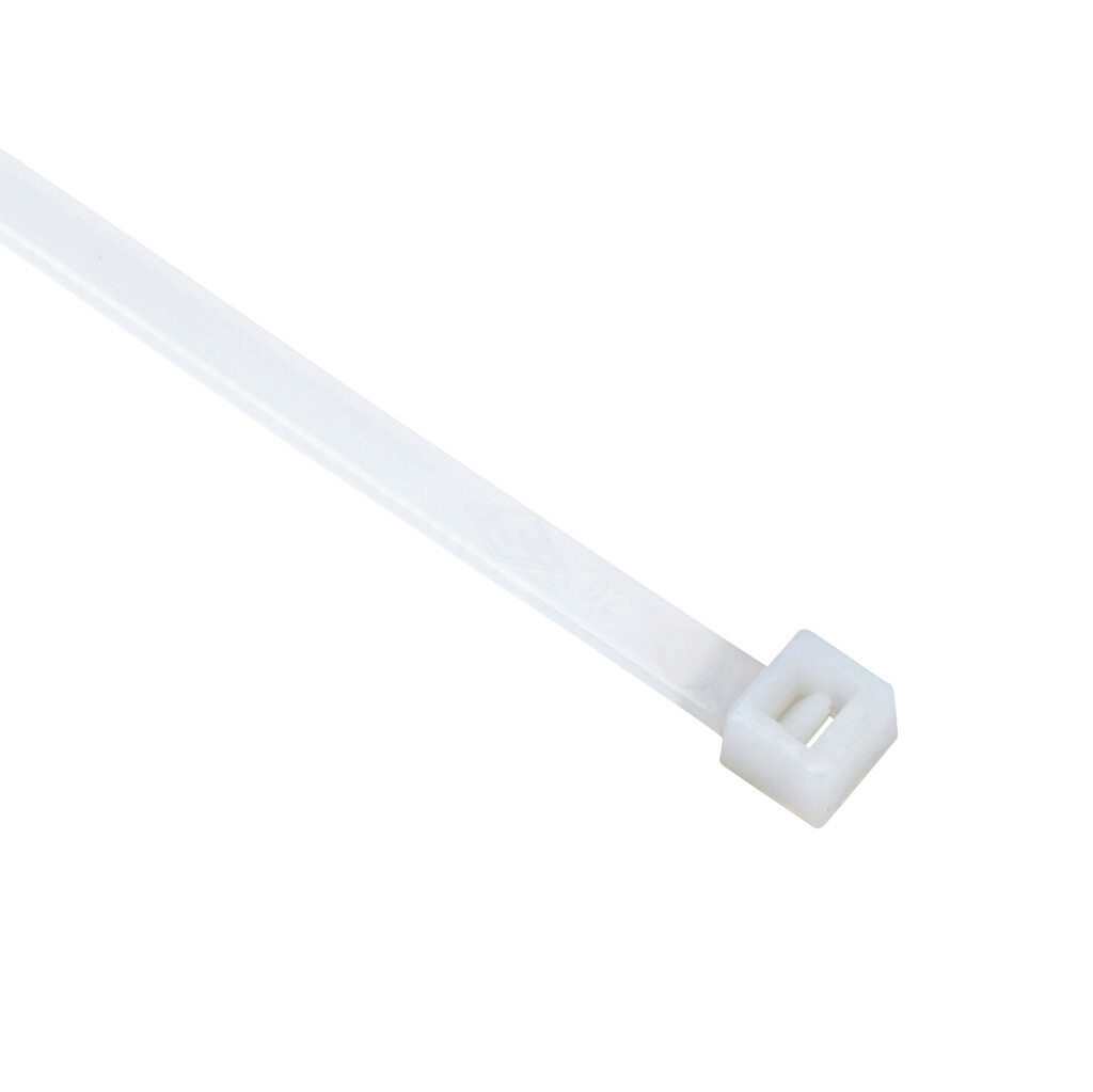 SEL.2.428 - SapiSelco Selfit series standard cable tie, general purpose, nylon 6.6, 16.93in length, 0.18in width, 48lb tensile strength, 4.84in maximum bundle diameter, natural. Package of 100.