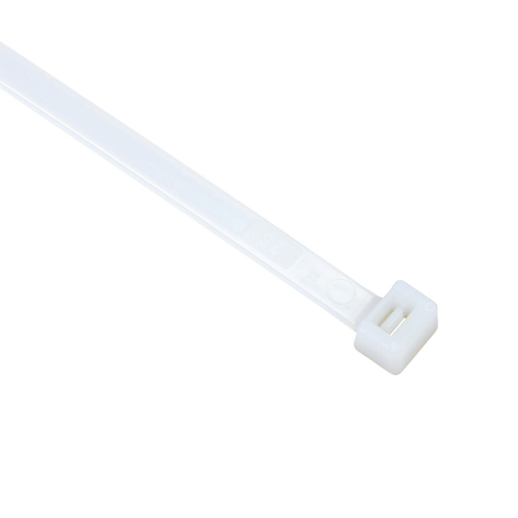 SEL.2.433 - SapiSelco Selfit series standard cable tie, general purpose, nylon 6.6, 11.02in length, 0.3in width, 101lb tensile strength, 2.99in maximum bundle diameter, natural. Package of 100.