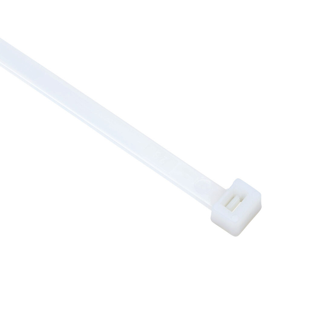 SEL.2.436 - SapiSelco Selfit series standard cable tie, general purpose, nylon 6.6, 19.69in length, 0.3in width, 101lb tensile strength, 5.71in maximum bundle diameter, natural. Package of 100.