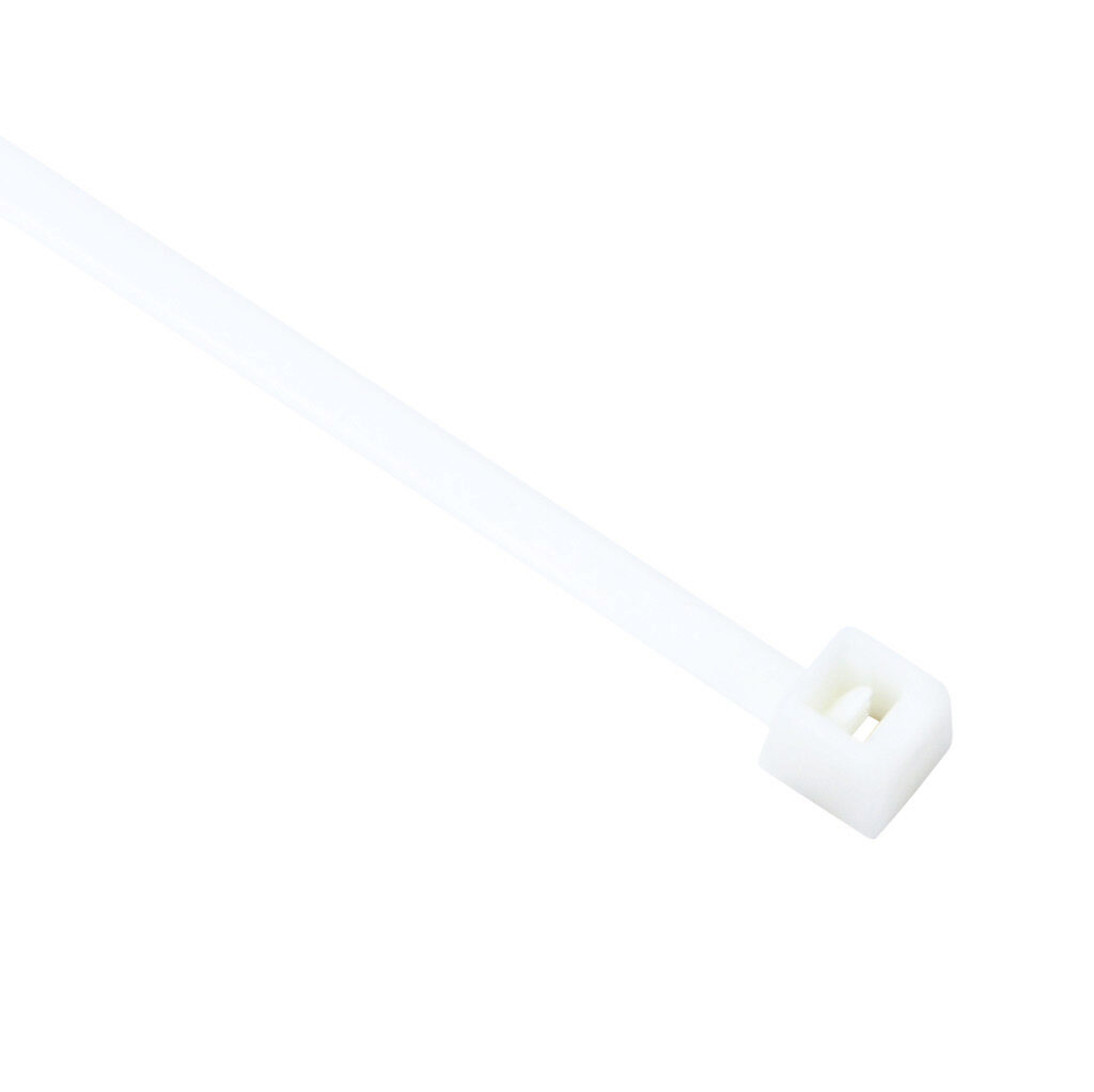 SEL.EC2.202R - SapiSelco Selfit series standard cable tie, flame retardant, nylon 6.6, 3.94in length, 0.1in width, 15lb tensile strength, 0.94in maximum bundle diameter, natural. Package of 100.
