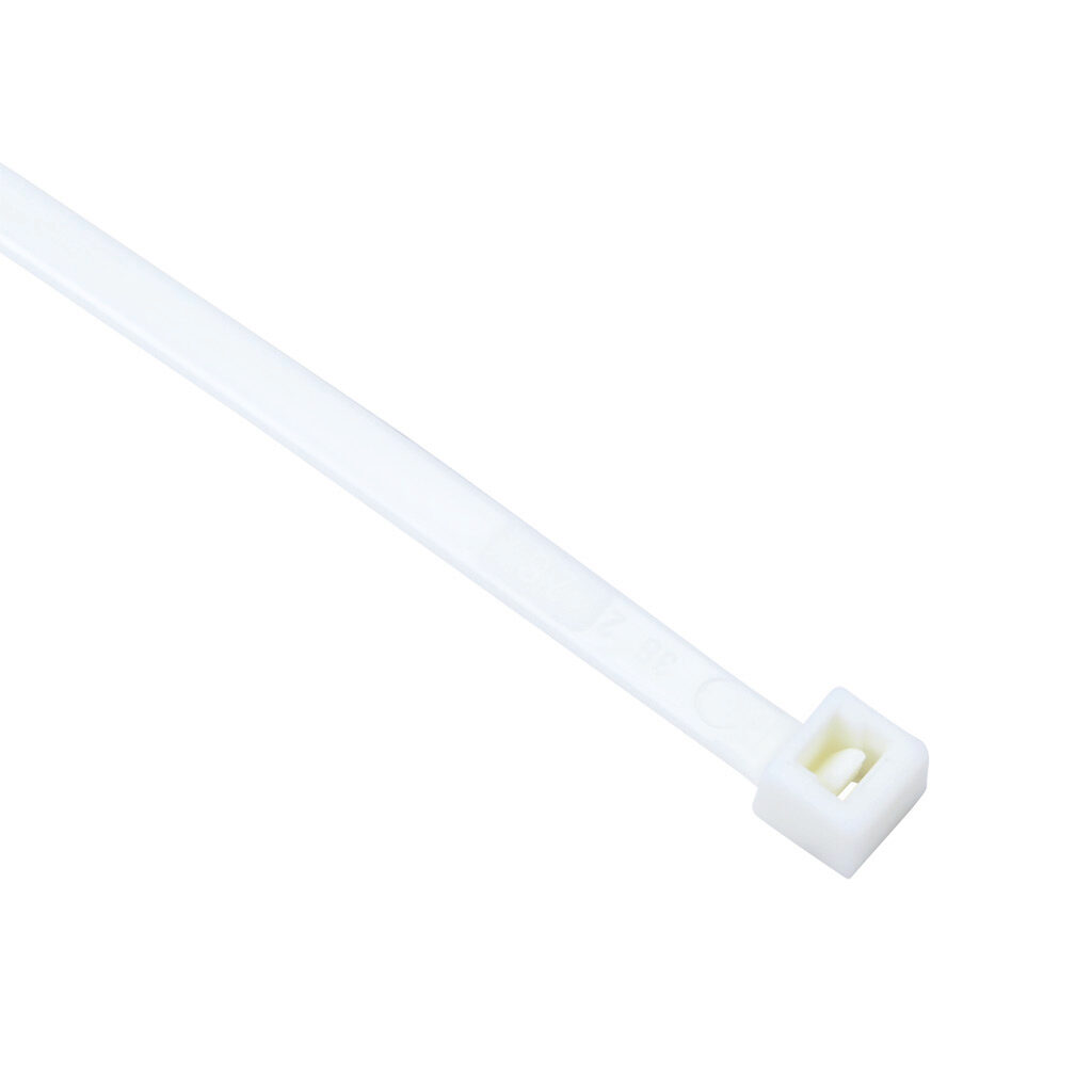 SEL.EC2.425R - SapiSelco Selfit series standard cable tie, flame retardant, nylon 6.6, 11.02in length, 0.18in width, 38lb tensile strength, 2.99in maximum bundle diameter, natural. Package of 100.