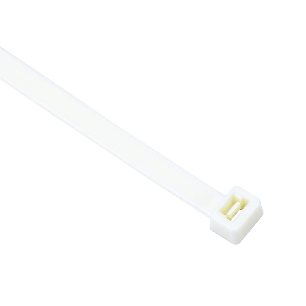 SEL.EC2.434R - SapiSelco Selfit series standard cable tie, flame retardant, nylon 6.6, 14.17in length, 0.3in width, 94lb tensile strength, 3.98in maximum bundle diameter, natural. Package of 100.