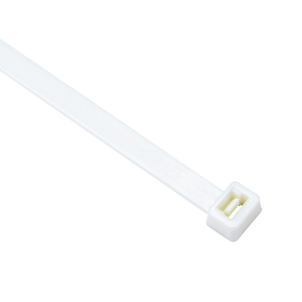 SEL.EC2.437R - SapiSelco Selfit series standard cable tie, flame retardant, nylon 6.6, 21.26in length, 0.3in width, 94lb tensile strength, 6.3in maximum bundle diameter, natural. Package of 100.