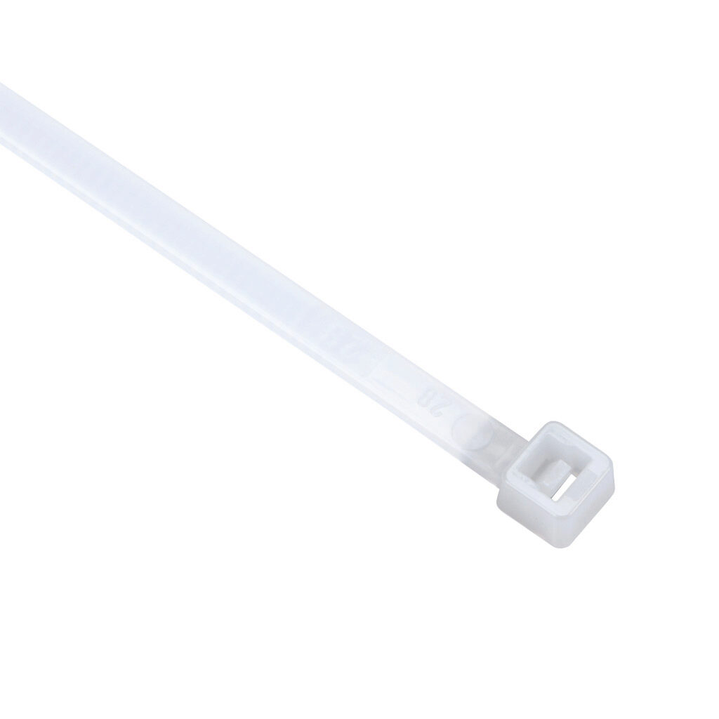 SEL.P2.426 - SapiSelco Selfit series standard cable tie, chemical resistant, polypropylene, 14.17in length, 0.18in width, 24lb tensile strength, 3.98in maximum bundle diameter, natural. Package of 100.