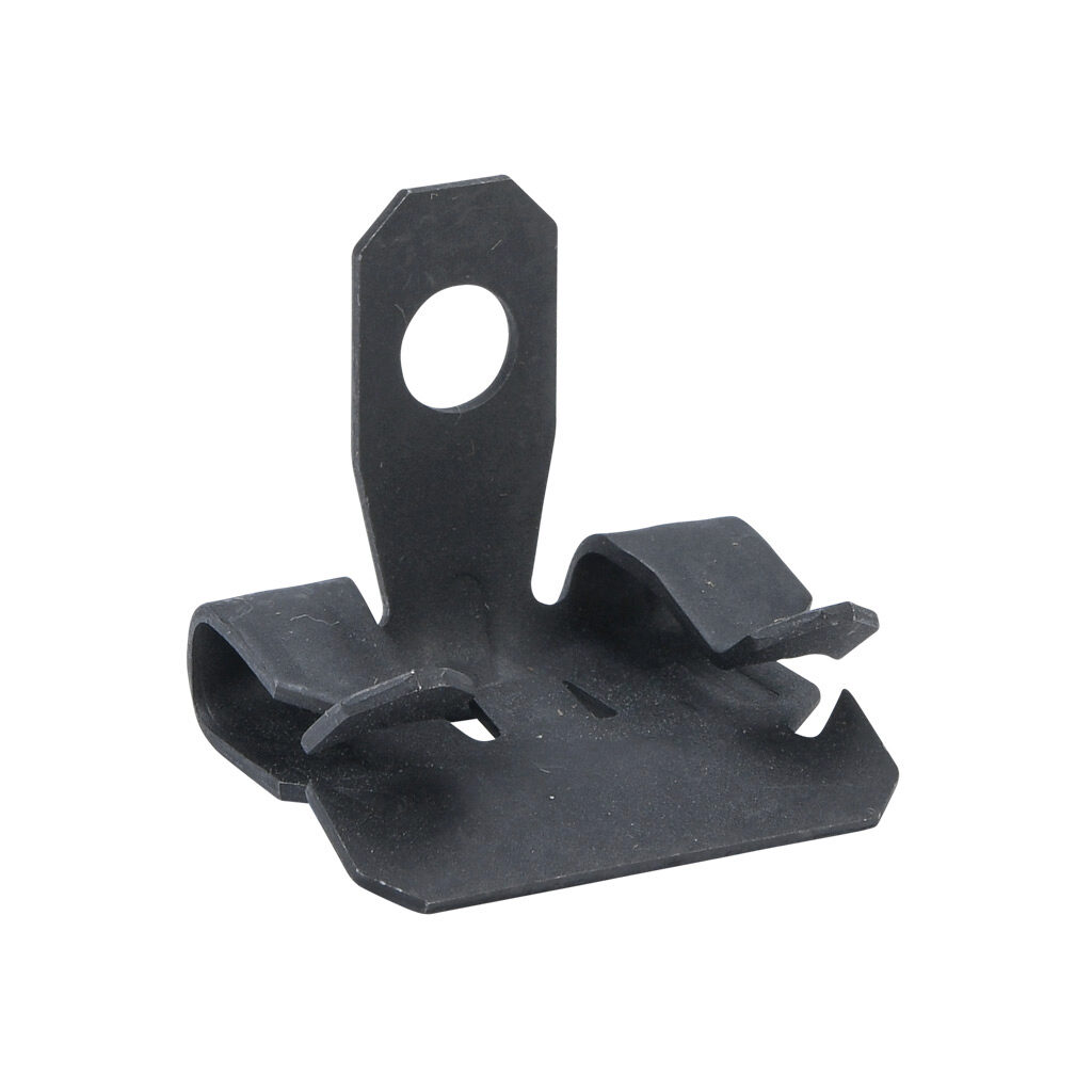 SFC18 - Minerallac hammer-on flange clamp, 200 lbs. Package of 100. For use with 1/8 to 1/4in flanges and 1/4in hole.