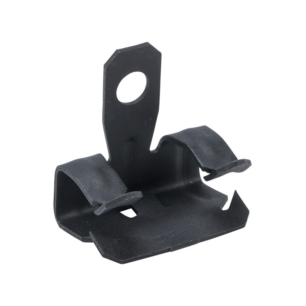 SFC516 - Minerallac hammer-on flange clamp, 200 lbs. Package of 100. For use with 5/16 to 1/2in flanges and 1/4in hole.
