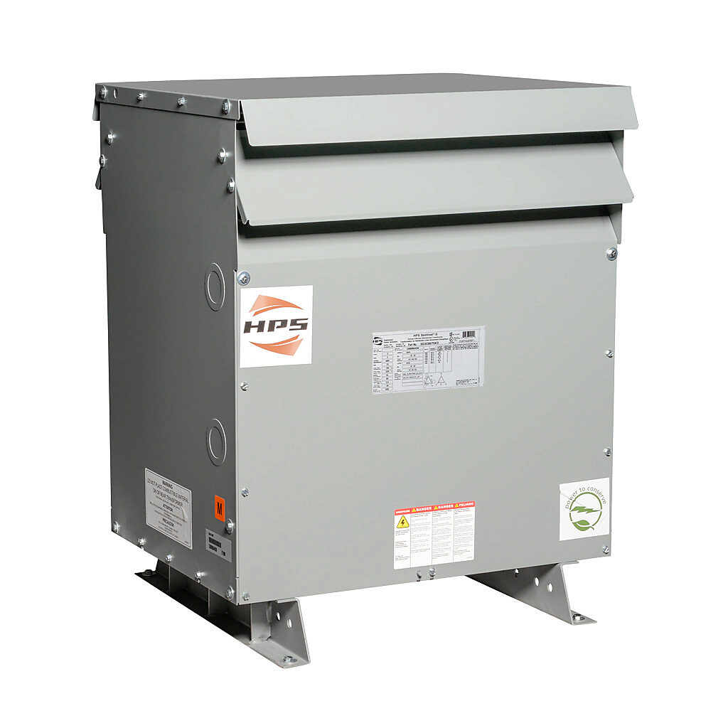 SG3C0075KD - Hammond general purpose transformer, open core, 75 kVA, 3-phase, 480 VAC Delta, 240/120 VAC Delta (center tap) secondary, 60 Hz, NEMA 3R, floor mount.