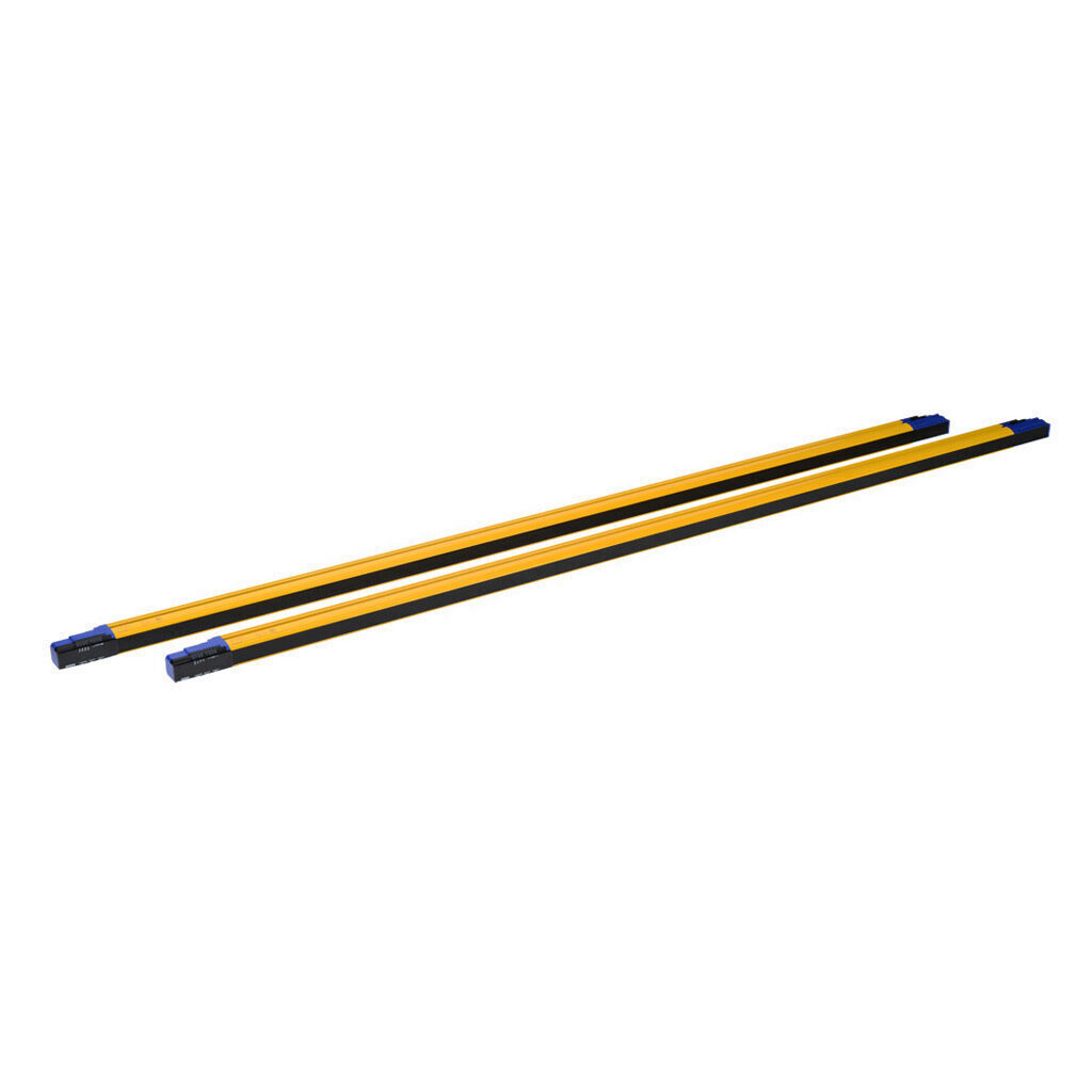 SG4-30-150-OO-P - Datalogic safety light curtain, sender/receiver pair, hand protection, 24 VDC, 30mm resolution, 1500mm protected height, 0.2-20m operating distance, safety category Type 4, configurable, IP65, (2) 18-pin proprietary connections.