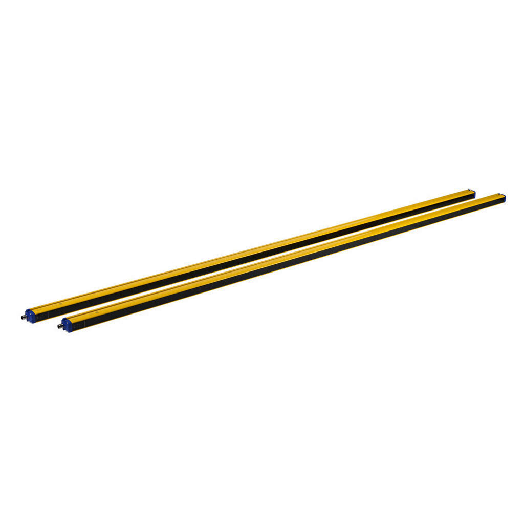 SG4-30-180-OO-E - Datalogic safety light curtain, sender/receiver pair, hand protection, 24 VDC, 30mm resolution, 1800mm protected height, 0.2-20m operating distance, safety category Type 4, IP65, (1) 4-pin and (1) 8-pin M12 quick-disconnect.