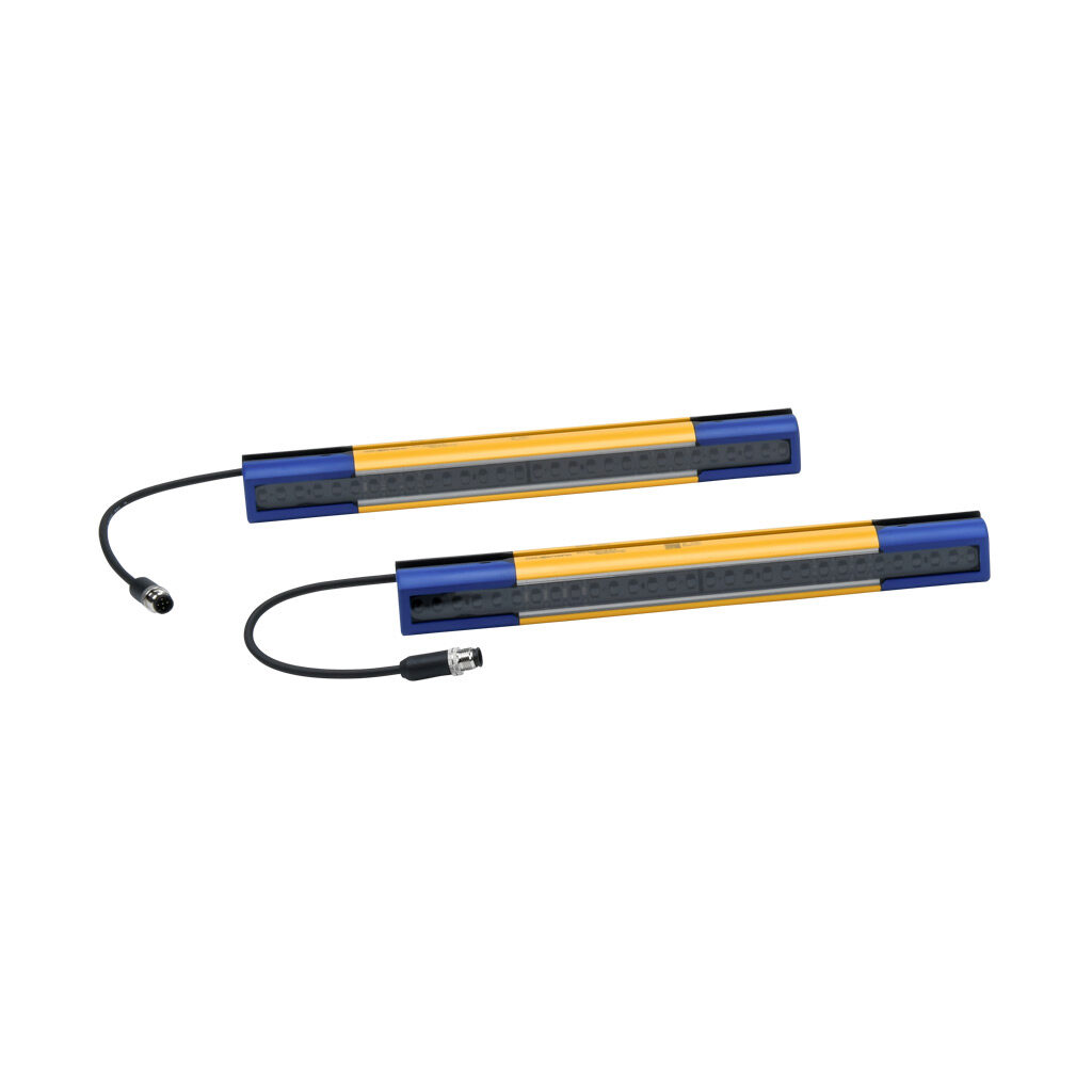 SH4-14-0300-B-5 - Datasensing safety light curtain, sender/receiver pair, finger protection, 24 VDC, 14mm resolution, 300mm protected height, 0.2-10m operating distance, safety category Type 4, IP65 IP67, (2) 5-pin M12 quick-disconnect.