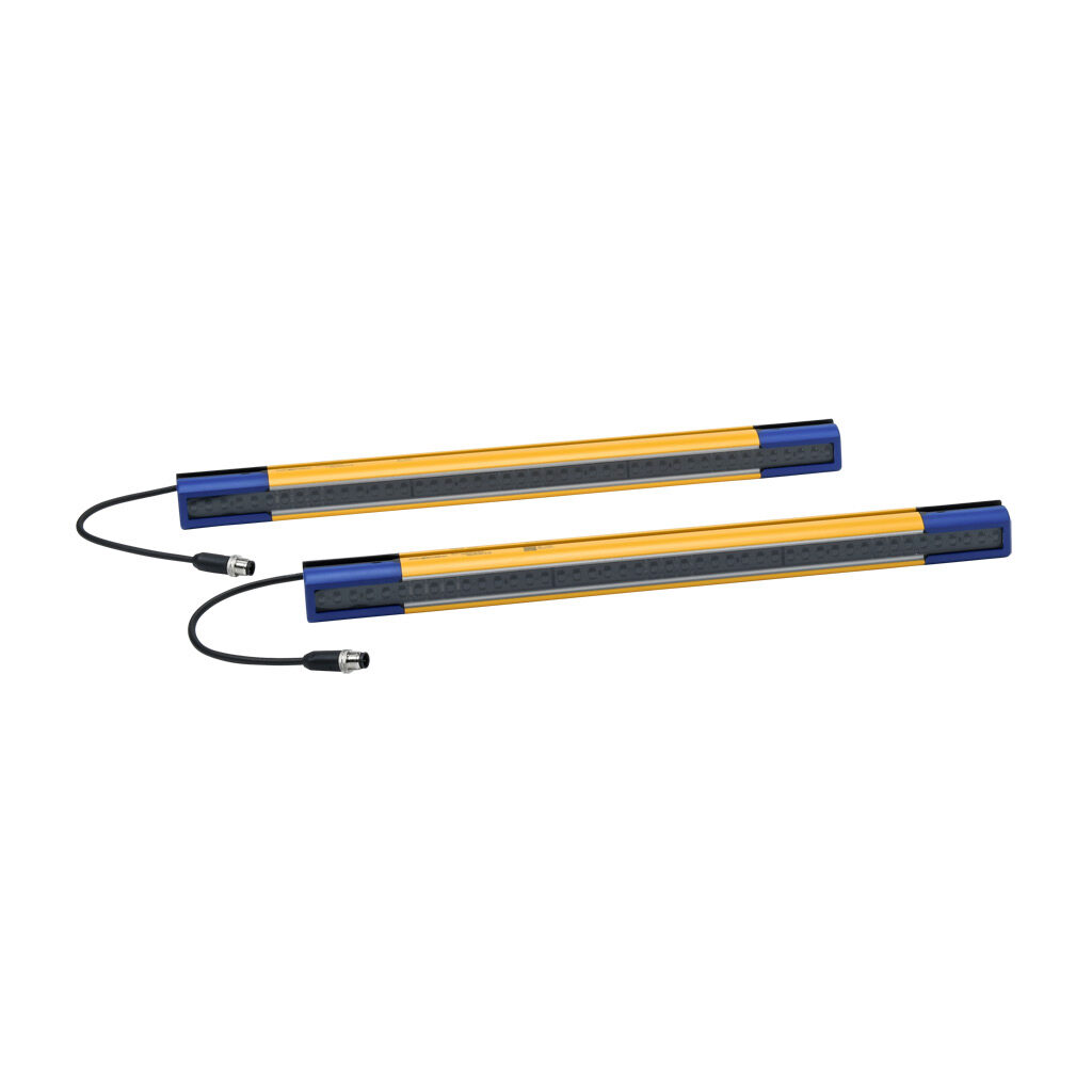 SH4-14-0450-B-5 - Datasensing safety light curtain, sender/receiver pair, finger protection, 24 VDC, 14mm resolution, 450mm protected height, 0.2-10m operating distance, safety category Type 4, IP65 IP67, (2) 5-pin M12 quick-disconnect.