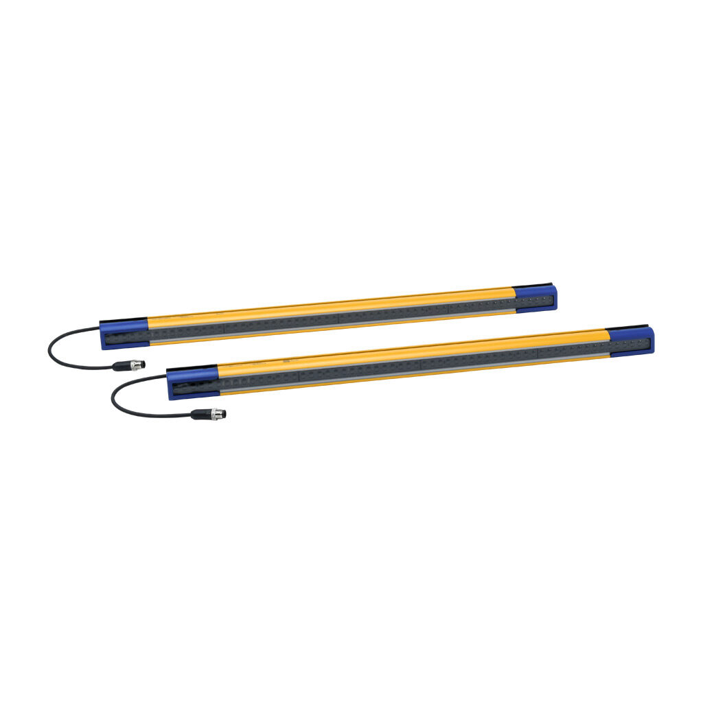 SH4-14-0600-B-5 - Datasensing safety light curtain, sender/receiver pair, finger protection, 24 VDC, 14mm resolution, 600mm protected height, 0.2-10m operating distance, safety category Type 4, IP65 IP67, (2) 5-pin M12 quick-disconnect.