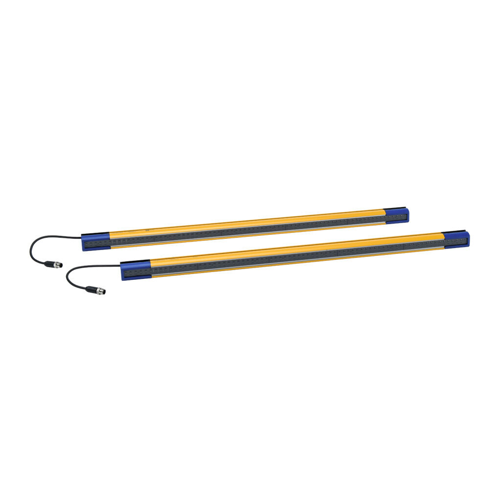 SH4-14-0750-B-5 - Datasensing safety light curtain, sender/receiver pair, finger protection, 24 VDC, 14mm resolution, 750mm protected height, 0.2-10m operating distance, safety category Type 4, IP65 IP67, (2) 5-pin M12 quick-disconnect.