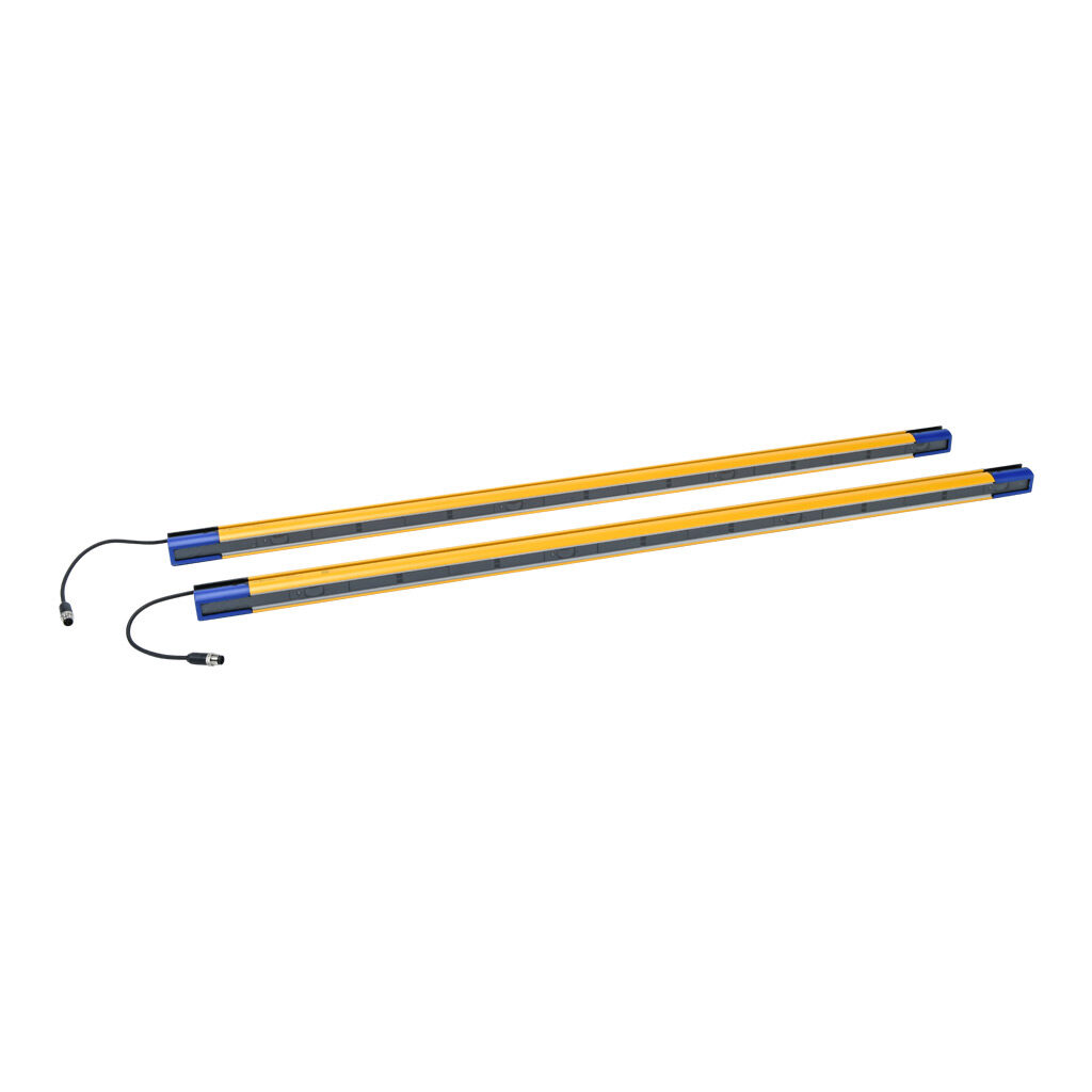 AutomationDirect SH4-4-0900-S-8 - Datasensing safety light curtain, sender/receiver pair, body protection, 24 VDC, 300mm resolution, 900mm protected height, 0.5-70m operating distance, safety category Type 4, IP65 IP67, (1) 5-pin and (1) 8-pin M12 quick-disconnect.