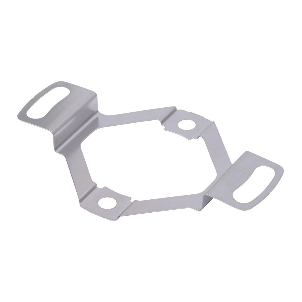 SHRS-045D - JTEKT flexible mounting bracket, replacement, metal. For use with JTEKT TRD-SHR series IP50 hollow shaft encoders.