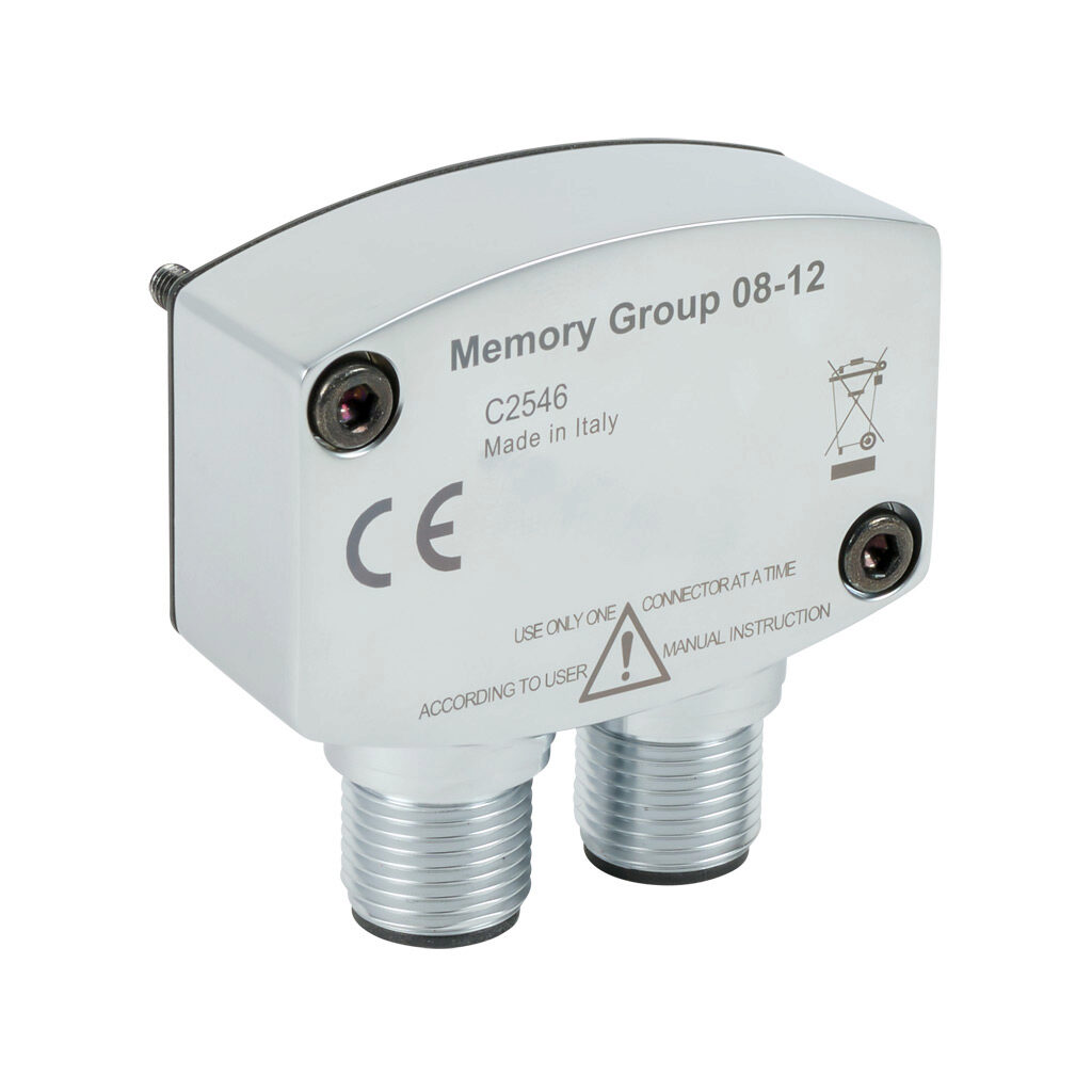 SLS-MG-0812 - Datalogic memory group, replacement, (1) 8-pin and (1) 12-pin M12 quick-disconnect. For use with Datalogic enhanced safety laser scanner.