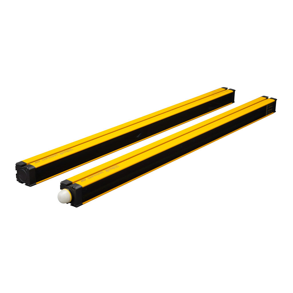 SMO-3B-TRX - ReeR safety light curtain, active/passive pair, body protection, 24 VDC, 400mm resolution, 810mm protected height, 0-8m operating distance, safety category Type 4, IP65 IP67, (3) 5-pin and (1) 12-pin M12 quick-disconnect.