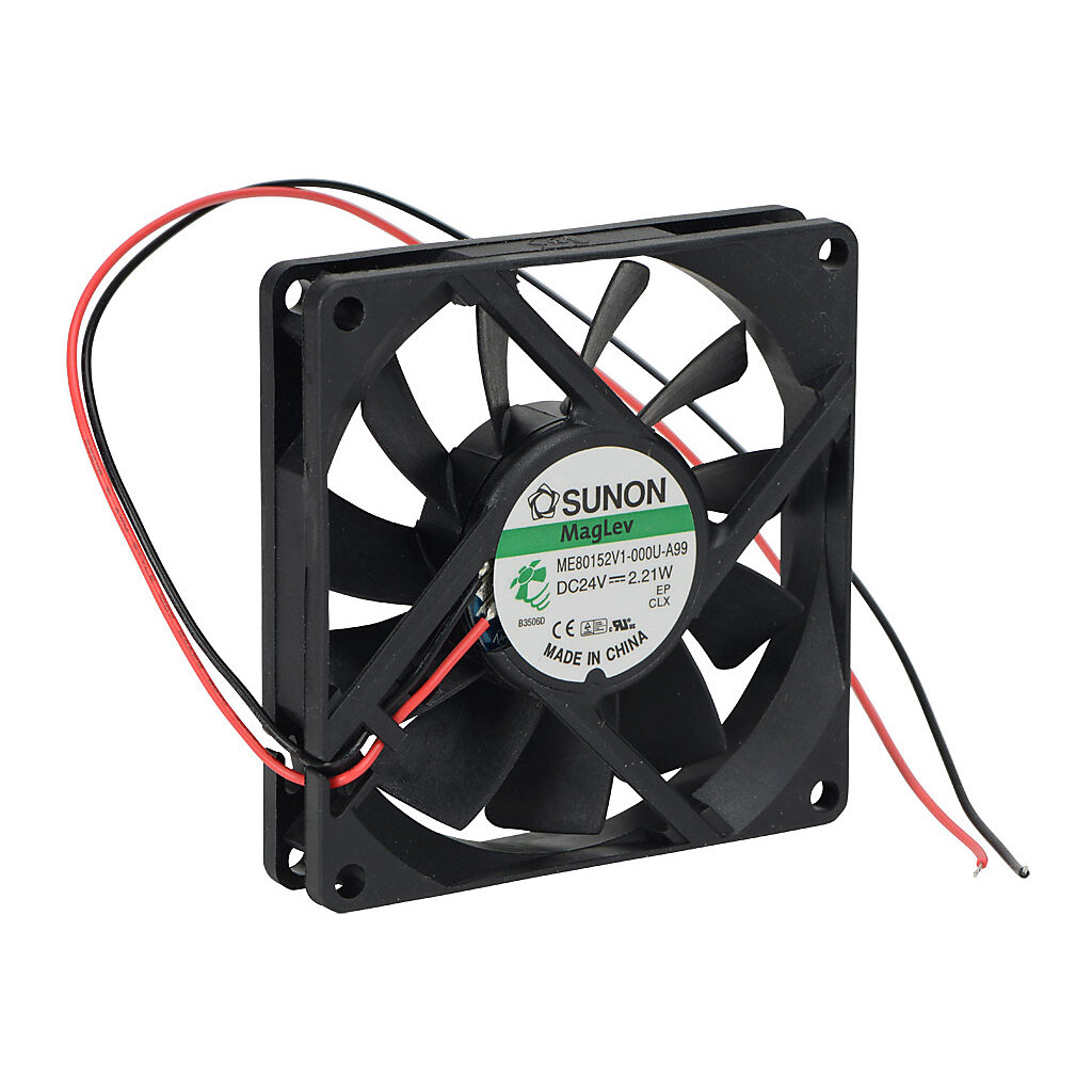 SR55-FAN-3 - Stellar SR55 series main cooling fan, replacement, 80 x 80 x 15mm, 24 VDC. For use with size 2 Stellar SR55 series soft starters. Electrical connector included.