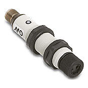 SSF-0P-0E - Micro Detectors fiber amplifier, tubular, 1-channel, pushbutton user interface, PNP, selectable light-on/dark-on, 10-30 VDC operating voltage, 4-pin M12 quick-disconnect.