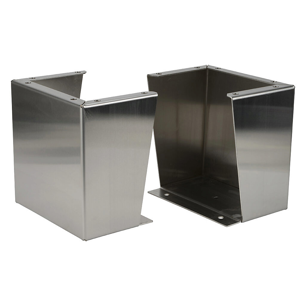 SSFK1212 - Wiegmann floor stand kit, 12in height, 304 stainless steel. For use with 12in deep enclosures. Includes (2) floor stands and mounting hardware.