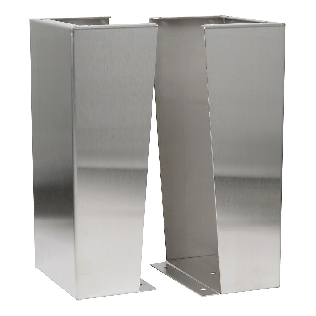 SSFK2412 - Wiegmann floor stand kit, 24in height, 304 stainless steel. For use with 12in deep enclosures. Includes (2) floor stands and mounting hardware.